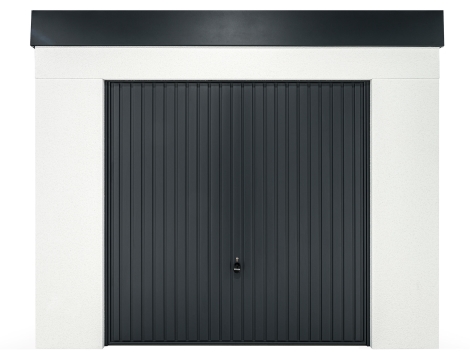 GARDEON® Gartenhaus mit sicherer Garagentür von Hörmann